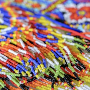 Selective,Focus,Of,Colorful,Beads,Background.